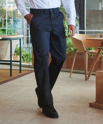 Henbury 65/35 Flat Fronted Chino Trousers