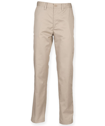 Henbury 65/35 Flat Fronted Chino Trousers