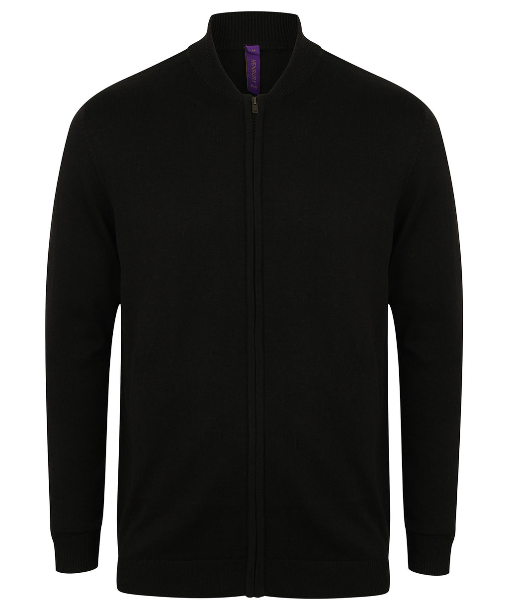 Henbury Unisex Zip-Through Cardigan