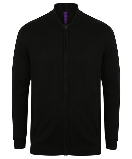 Henbury Unisex Zip-Through Cardigan