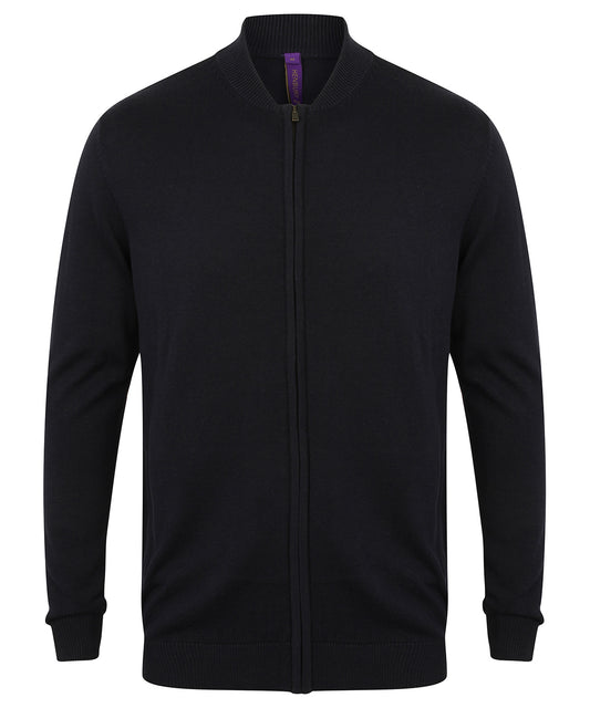 Henbury Unisex Zip-Through Cardigan