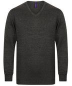 Henbury 12 Gauge V-Neck Jumper