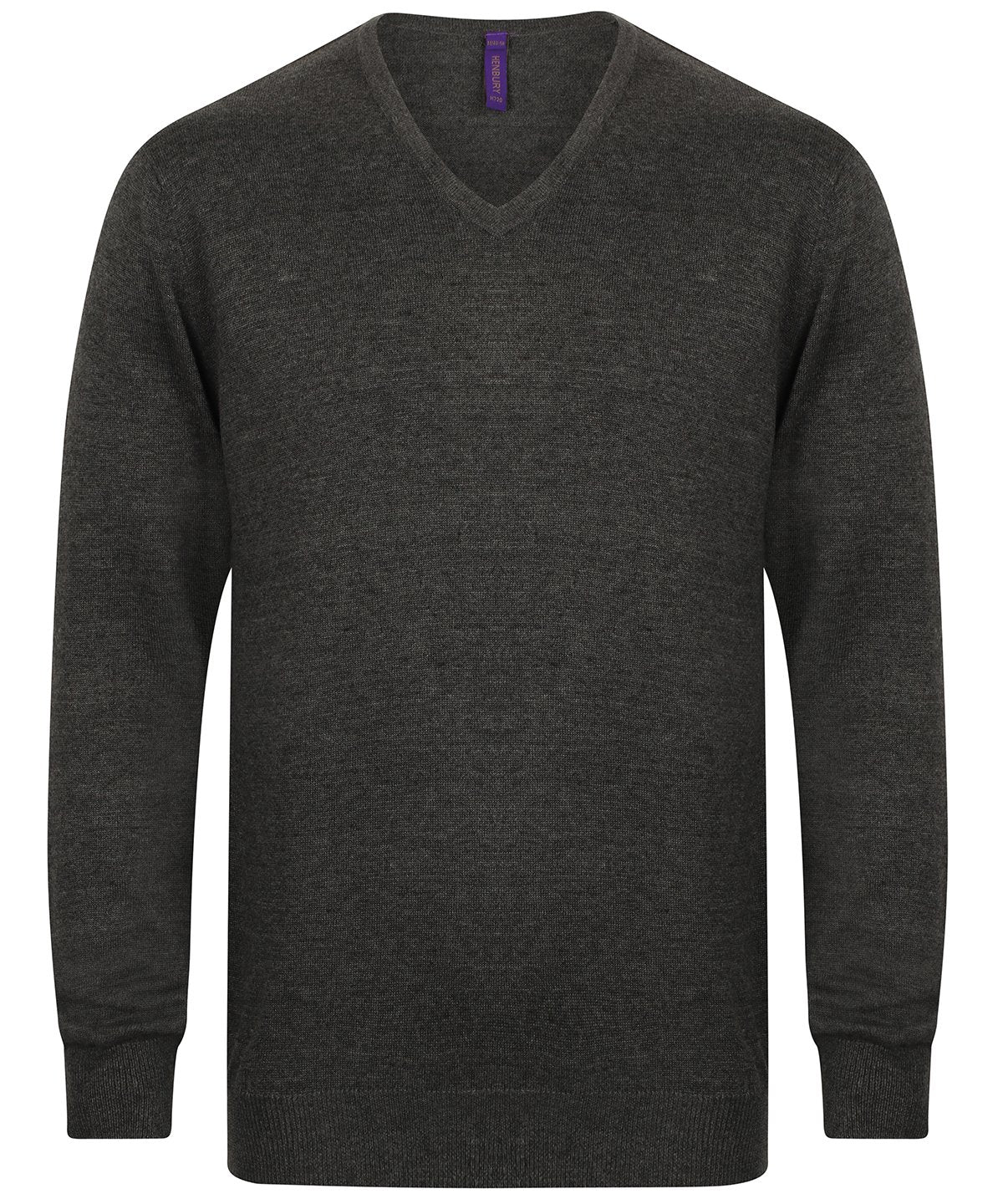 Henbury 12 Gauge V-Neck Jumper
