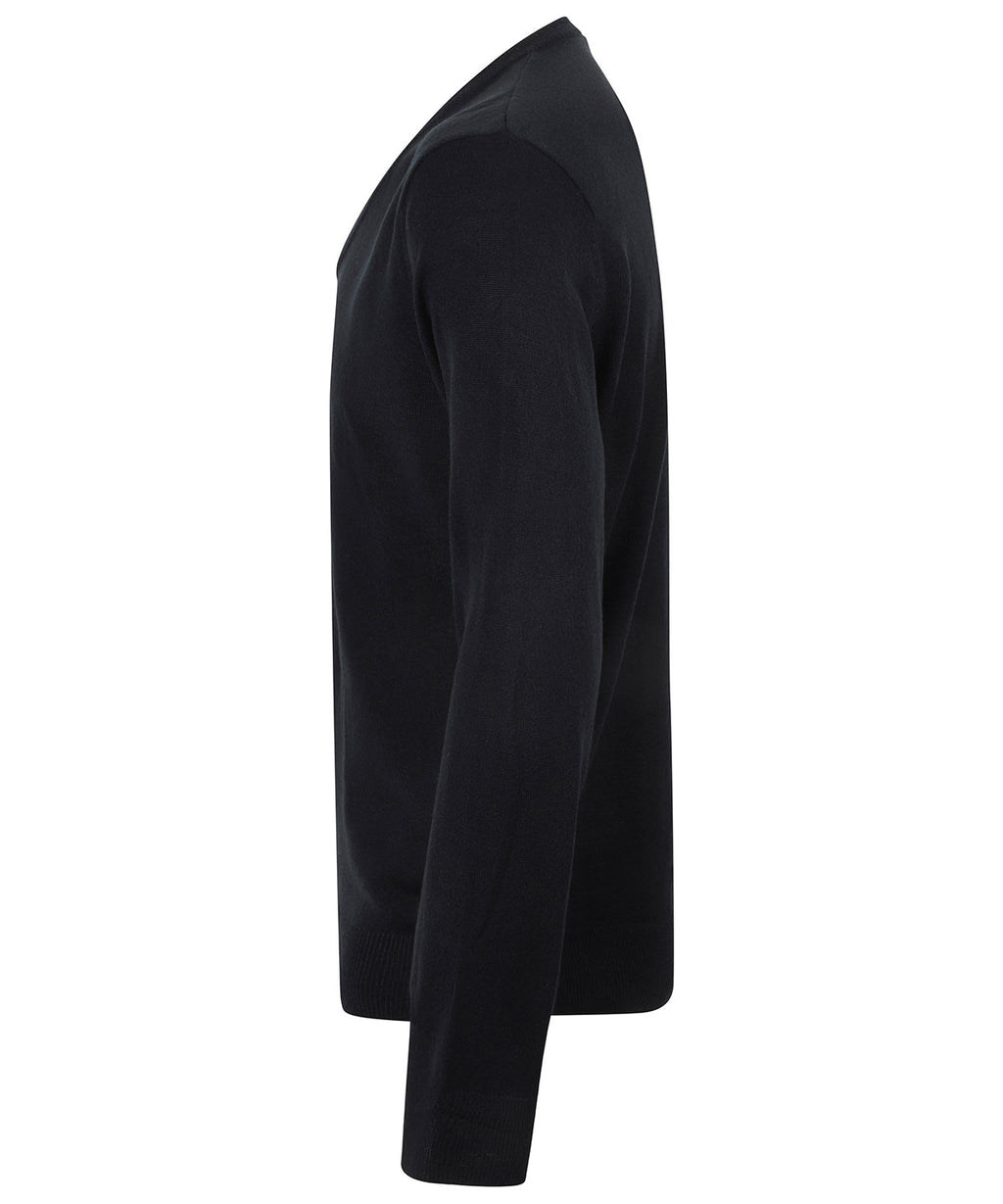 Henbury 12 Gauge V-Neck Jumper