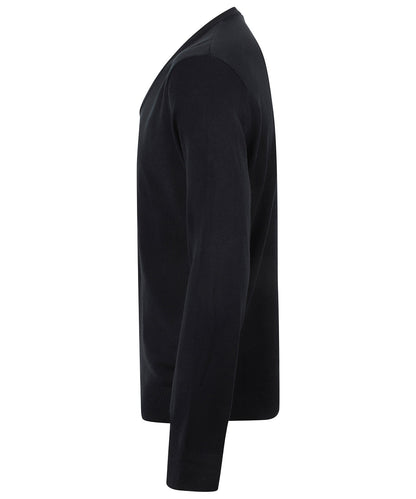 Henbury 12 Gauge V-Neck Jumper