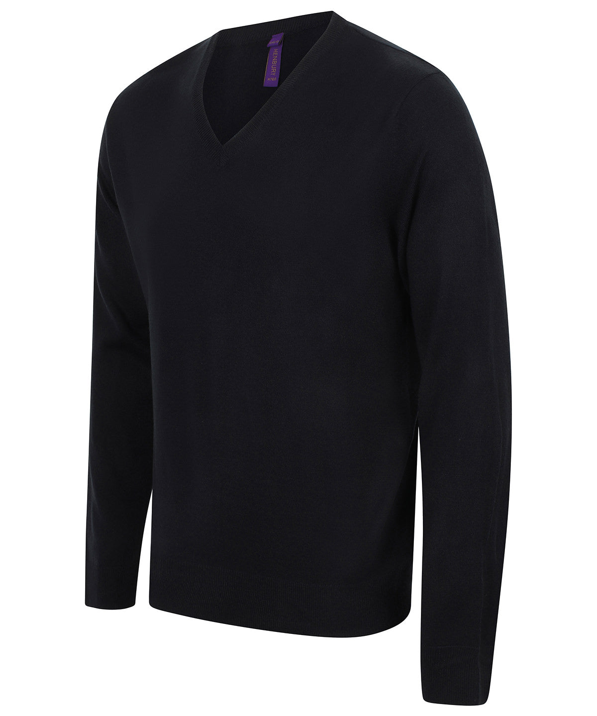 Henbury 12 Gauge V-Neck Jumper