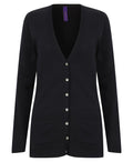 Henbury Women's V-Button Cardigan