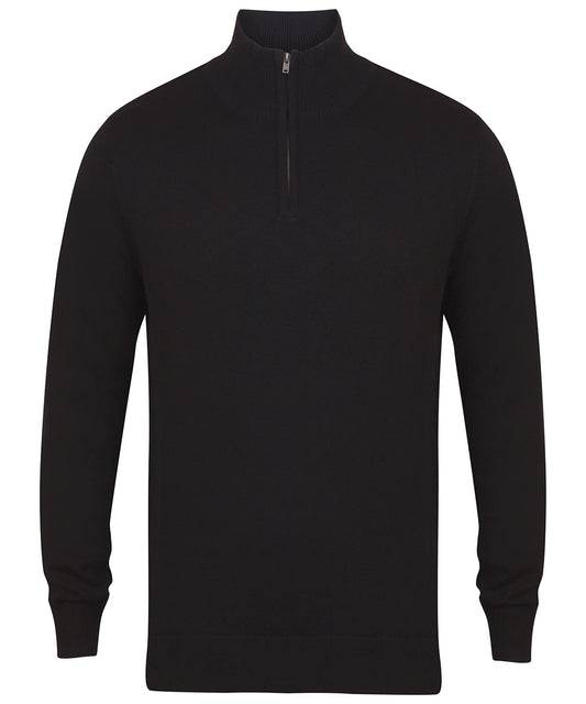 Henbury 1/4 Zip Jumper