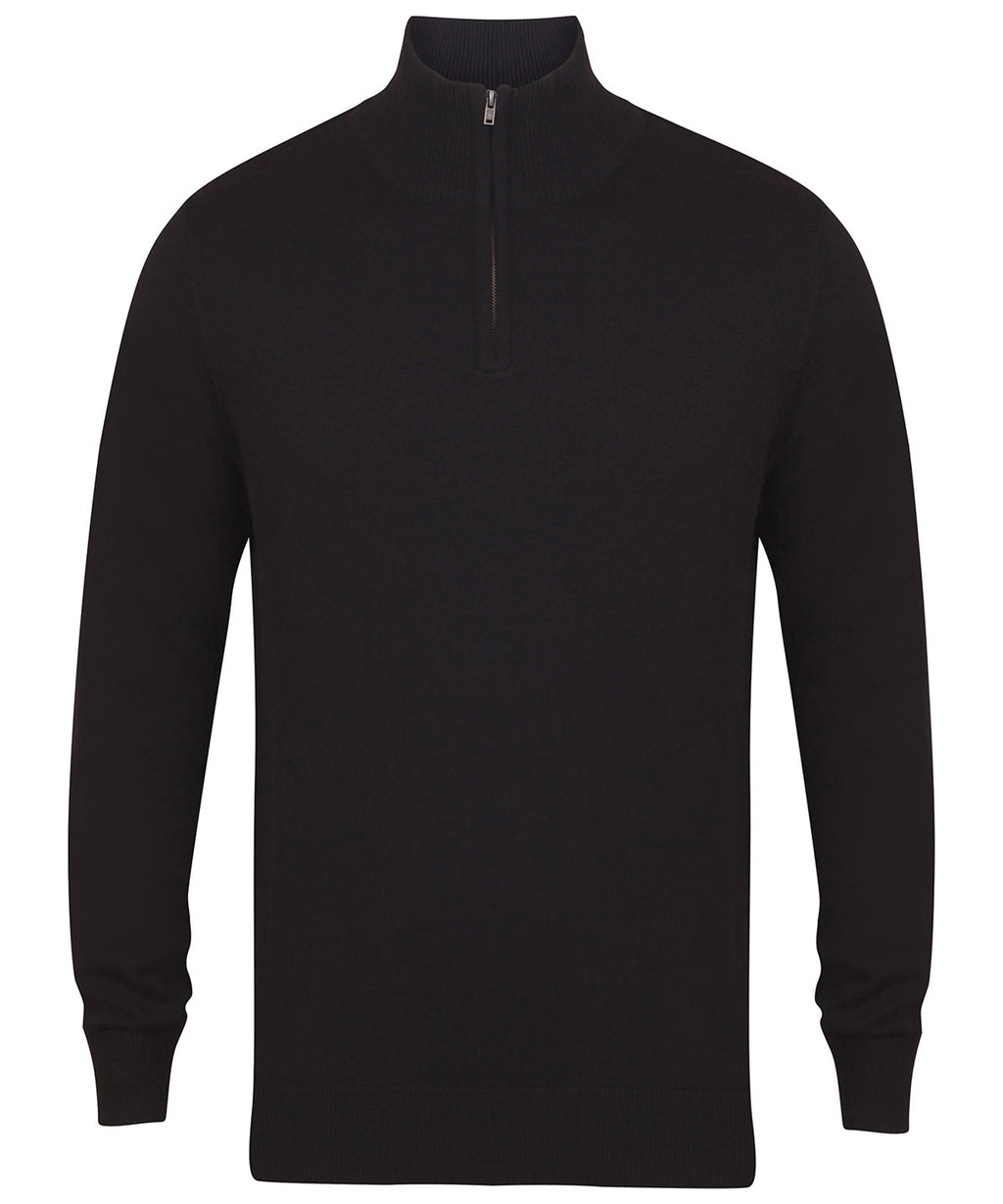 Henbury 1/4 Zip Jumper