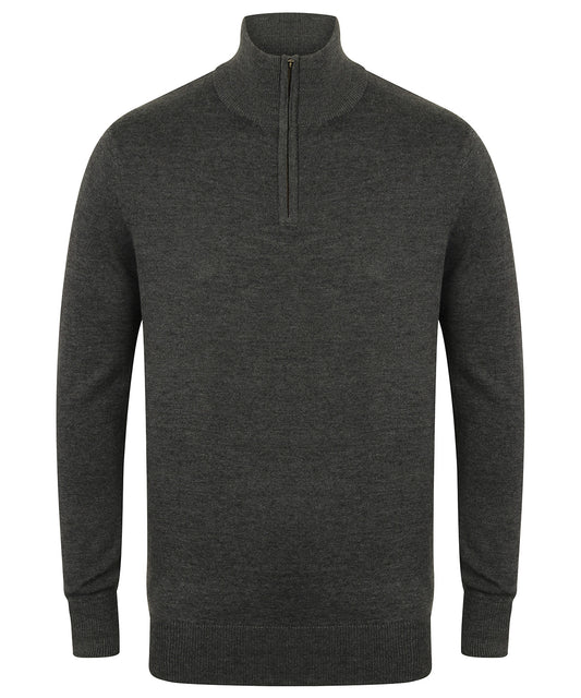 Henbury 1/4 Zip Jumper