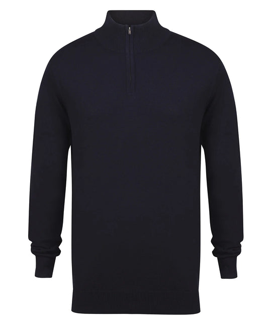 Henbury 1/4 Zip Jumper