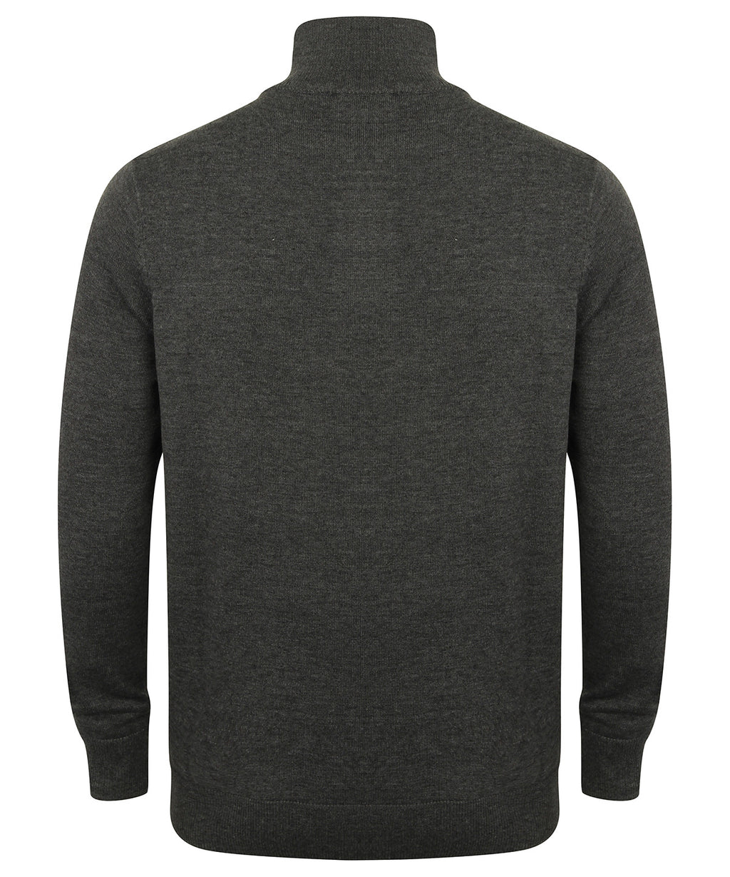 Henbury 1/4 Zip Jumper