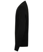 Henbury Cashmere Touch Acrylic V-Neck Jumper