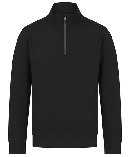 Henbury Unisex Sustainable ¼-Zip Sweatshirt