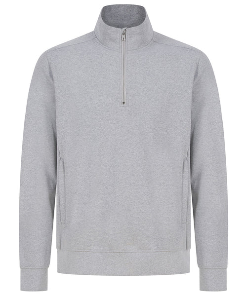 Henbury Unisex Sustainable ¼-Zip Sweatshirt