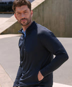 Henbury ¼ Zip Top With Wicking Finish