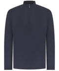 Henbury ¼ Zip Top With Wicking Finish