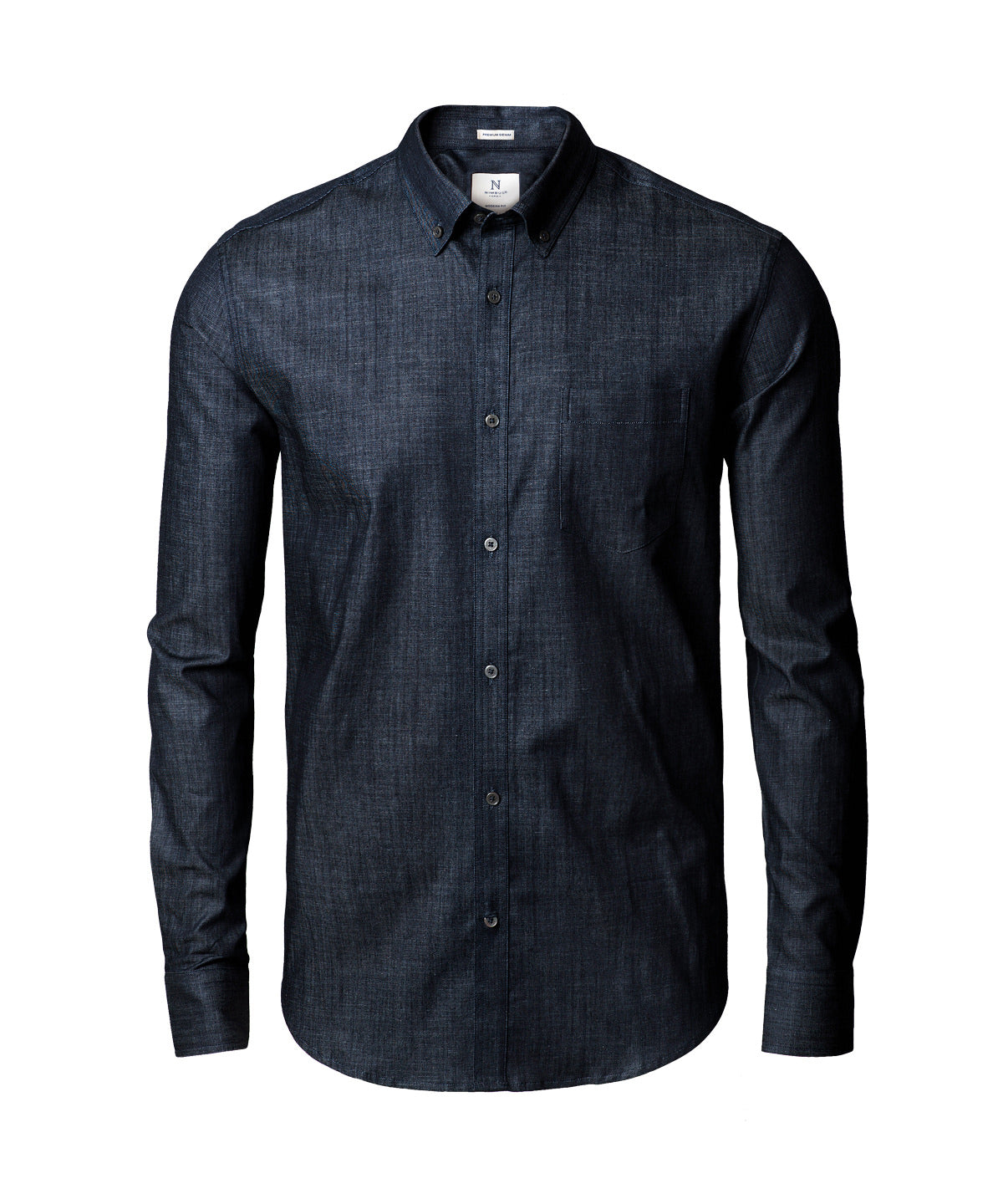 Nimbus Torrance Modern Fit Raw And Stylish Denim Shirt