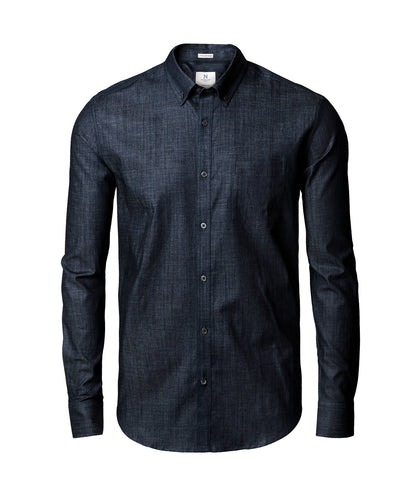 Nimbus Torrance Modern Fit Raw And Stylish Denim Shirt