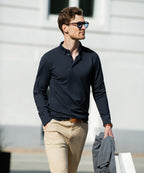 Nimbus Carlington Deluxe Long Sleeve Polo