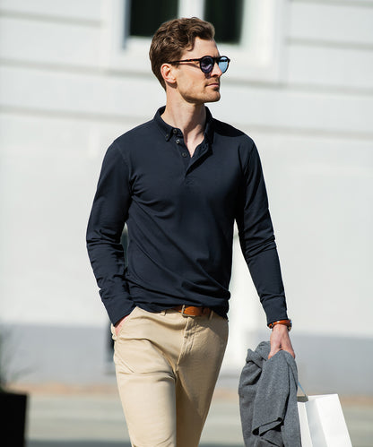 Nimbus Carlington Deluxe Long Sleeve Polo