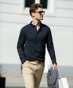 Nimbus Carlington Deluxe Long Sleeve Polo