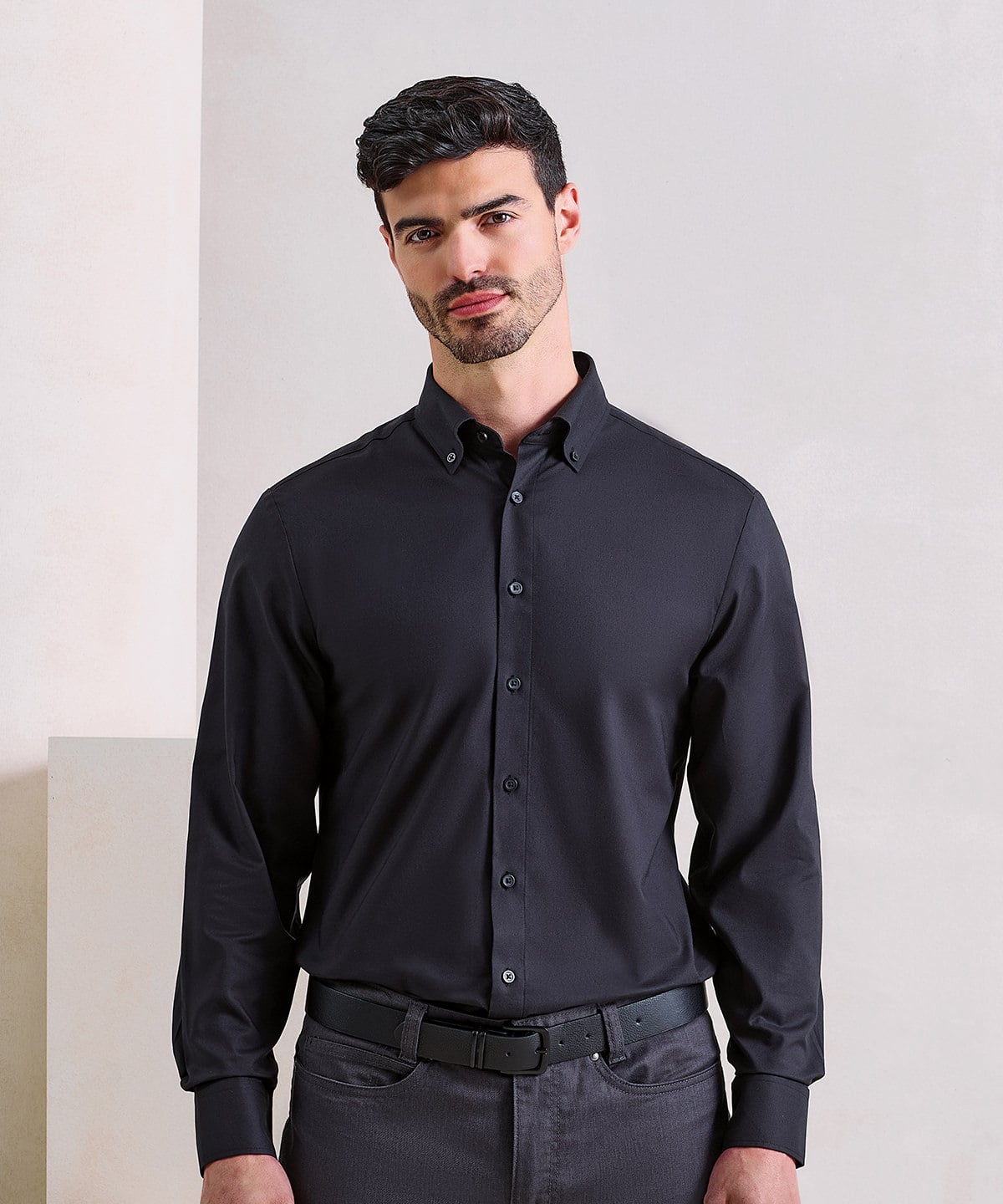 Garland UK - Premier Oxford Long Sleeve Shirt