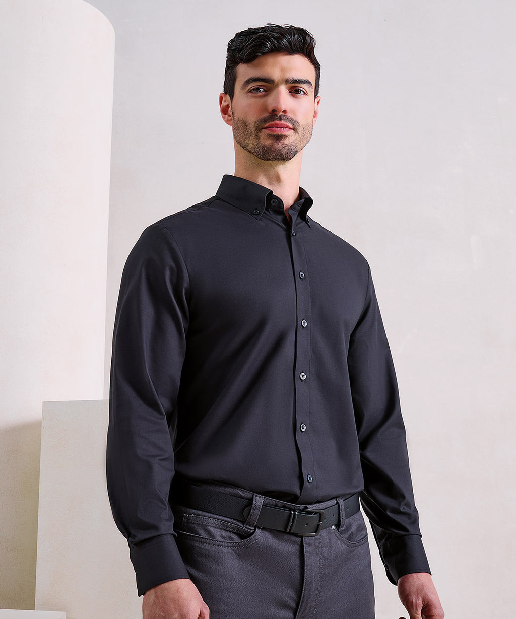 Garland UK - Premier Oxford Long Sleeve Shirt