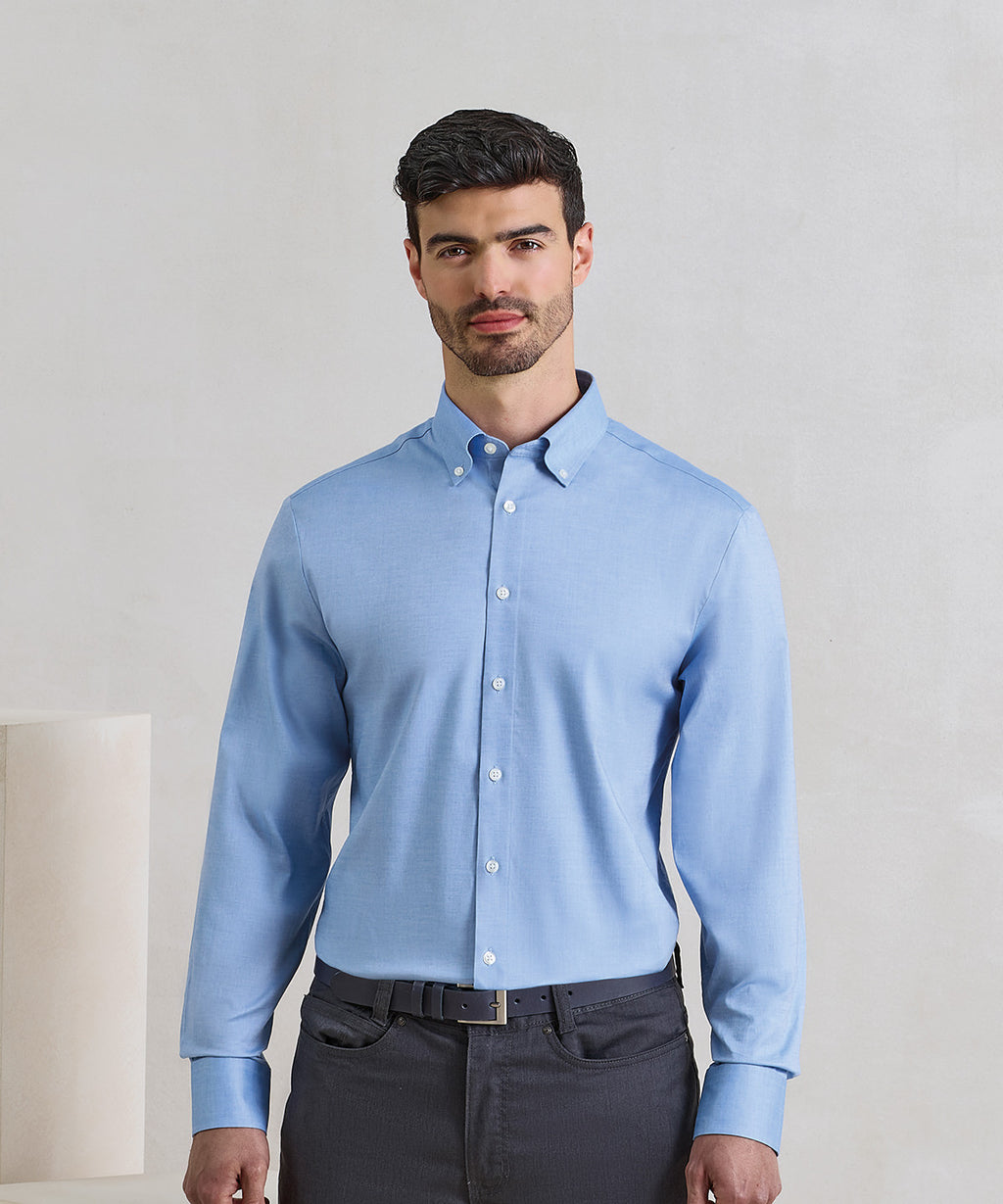 Garland UK - Premier Oxford Long Sleeve Shirt