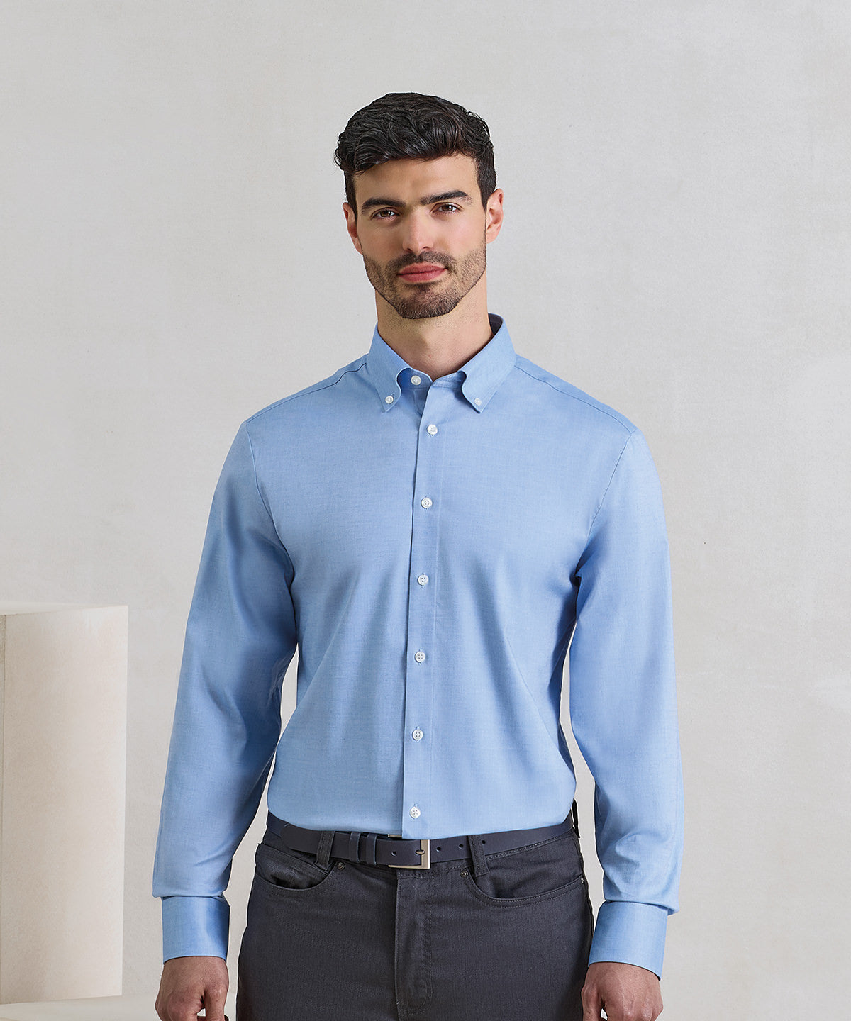 Garland UK - Premier Oxford Long Sleeve Shirt
