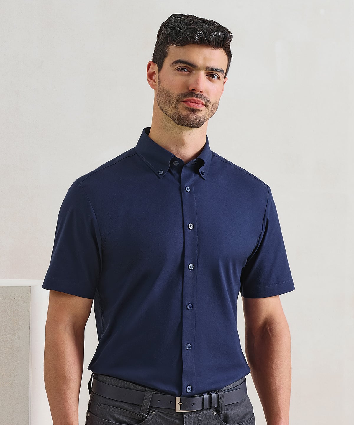 Garland UK - Premier Oxford Short Sleeve Shirt