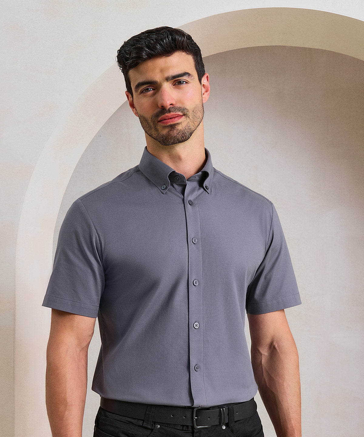 Garland UK - Premier Oxford Short Sleeve Shirt