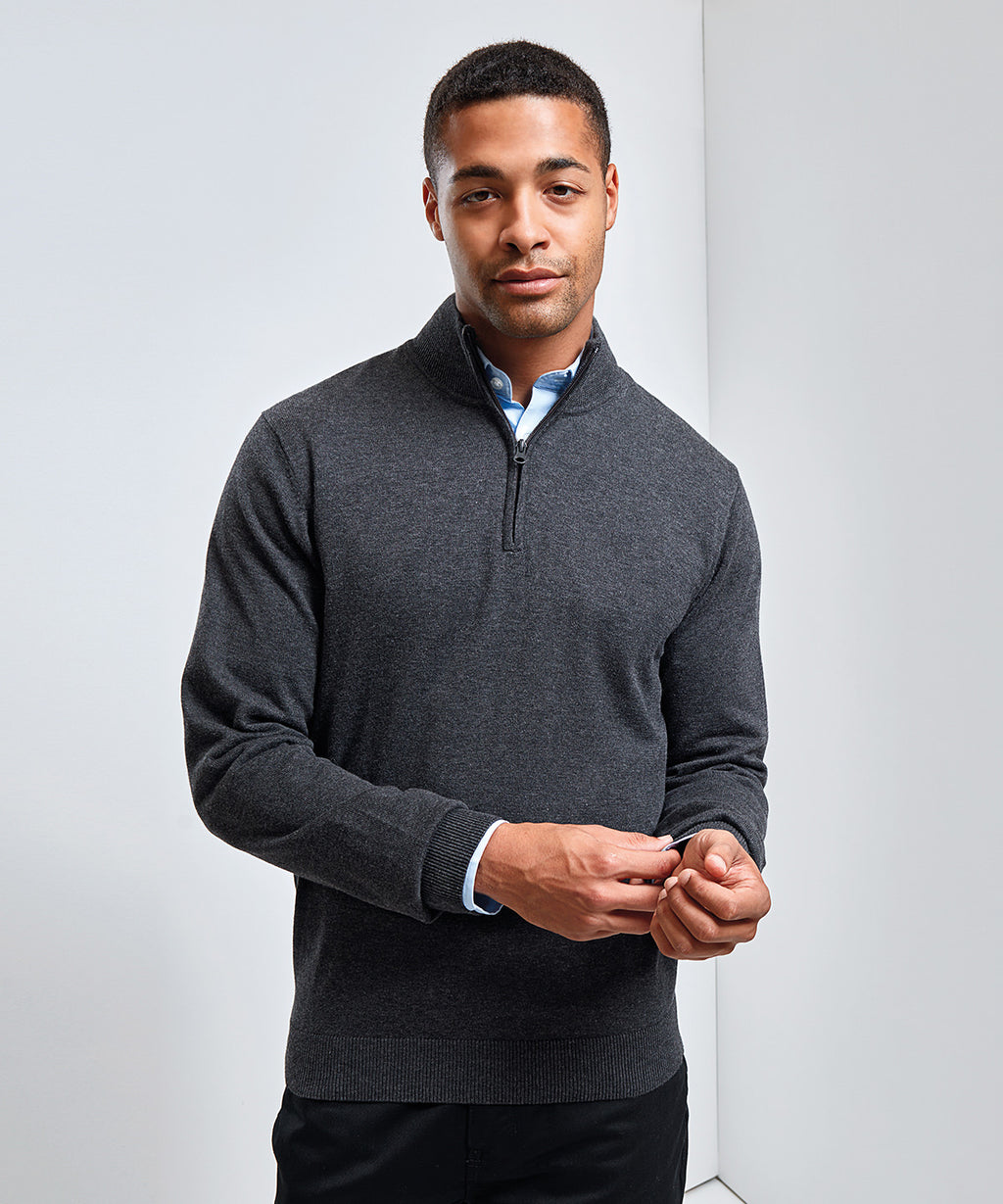 Goodman Bros - Premier 1/4 Zip Knitted Sweater