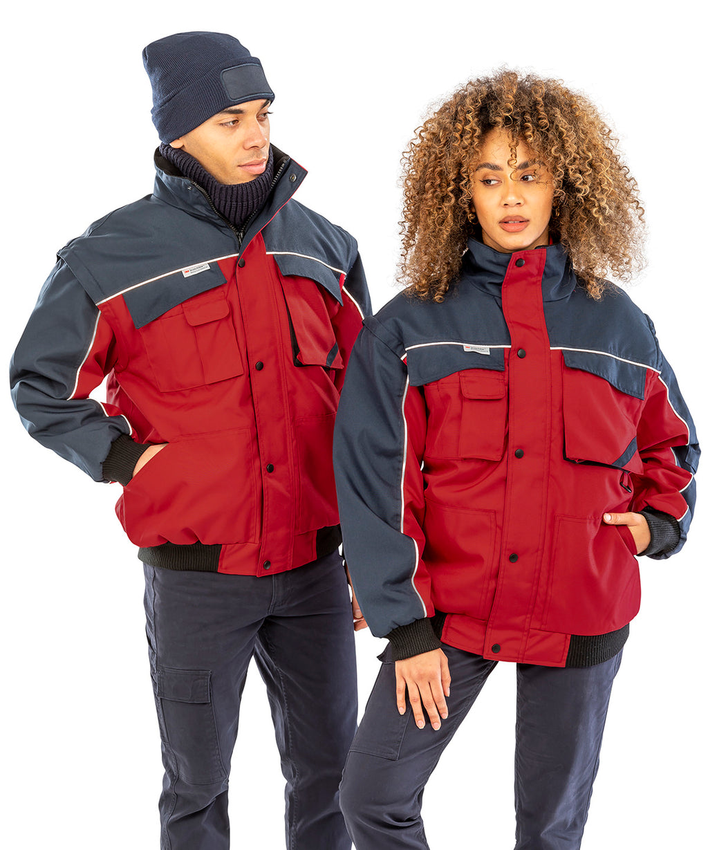 Result Work-Guard Zip Sleeve Heavy-Duty Pilot Jacket