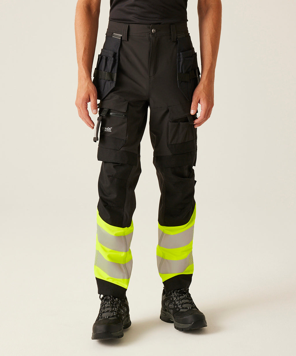 Regatta High Visibility Hi-Vis X - Pro Stretch holster trousers (Class 1)