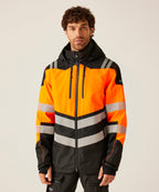 Regatta High Visibility Hi-Vis X - Pro Waterproof shell jacket (Class 2)