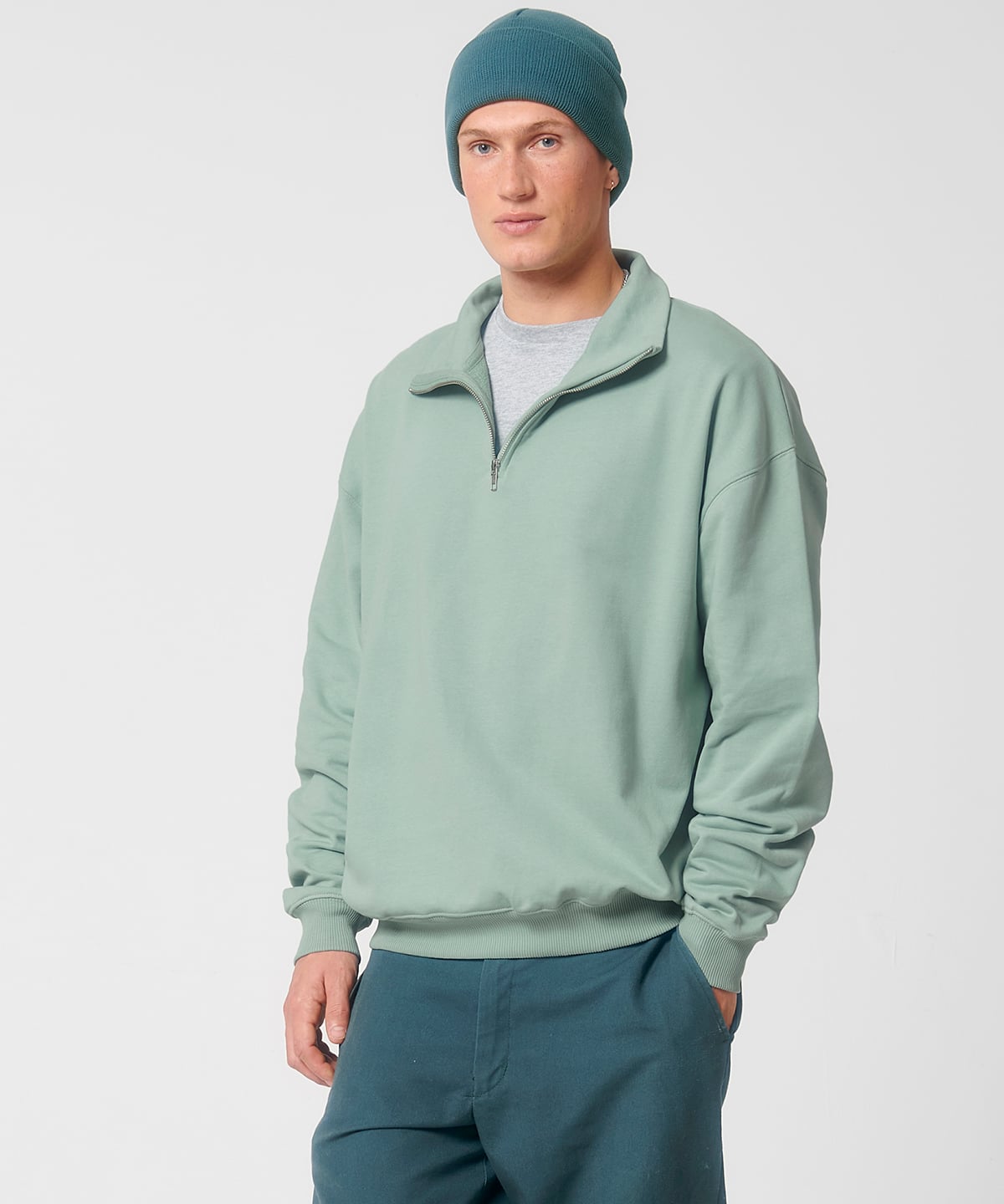Stanley/Stella Unisex Miller Dry 1/4 Zip Sweatshirt