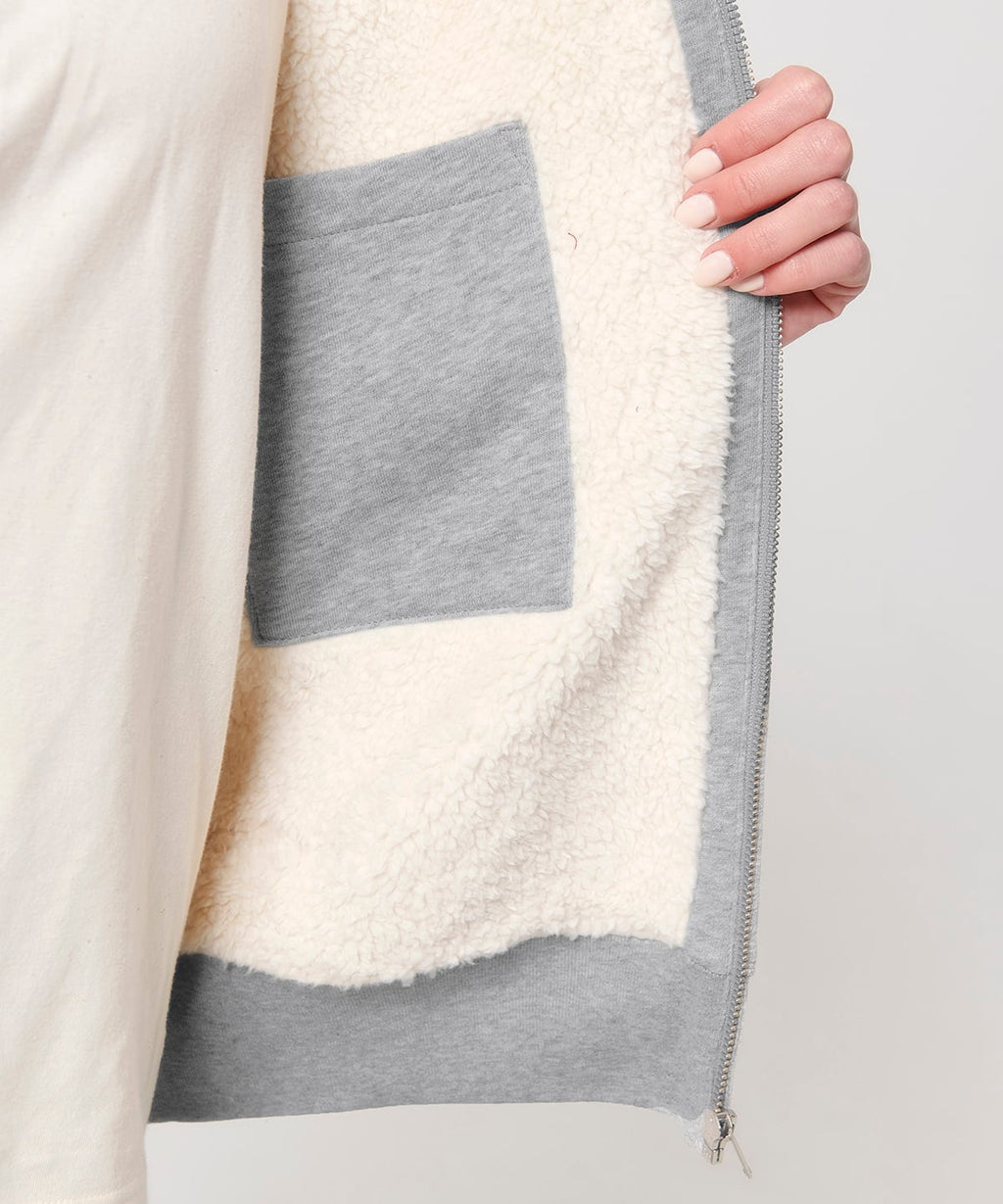 Stanley/Stella Unisex Hygger Sherpa Zip-Through Sweatshirt