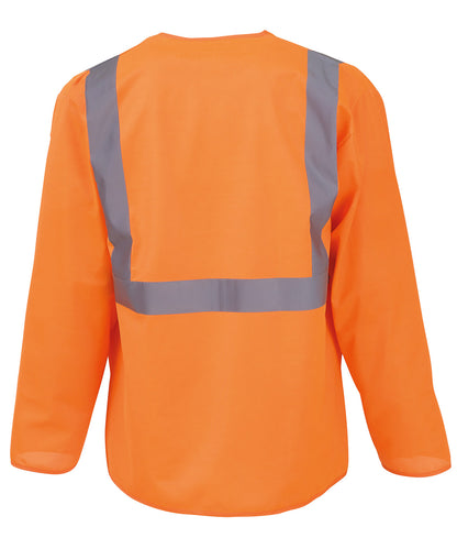 Yoko Hi-Vis Executive Long Sleeve Waistcoat (HVJ800)