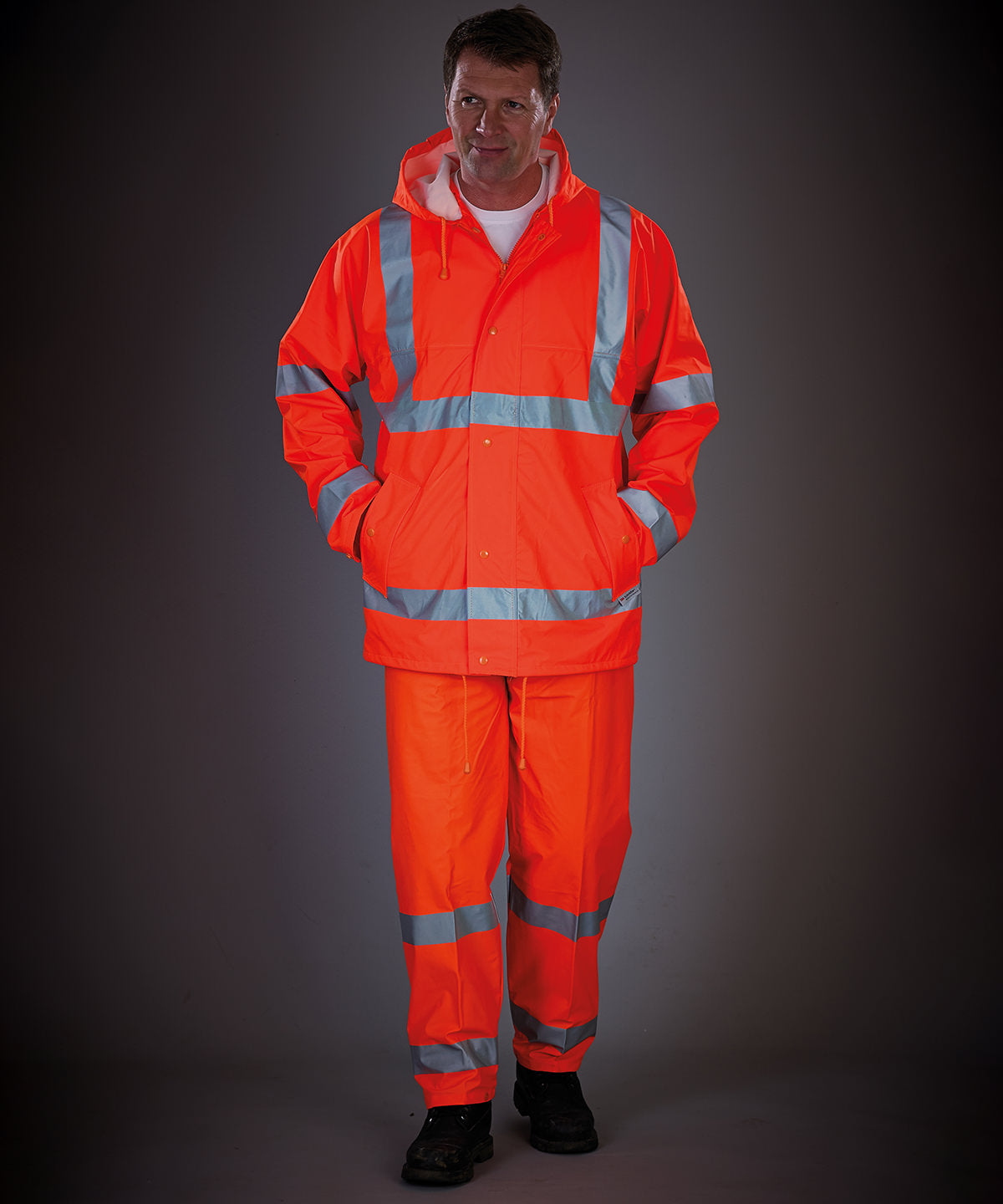 Yoko Hi-Vis Soft Flex Breathable U-Dry Jacket (HVS450)