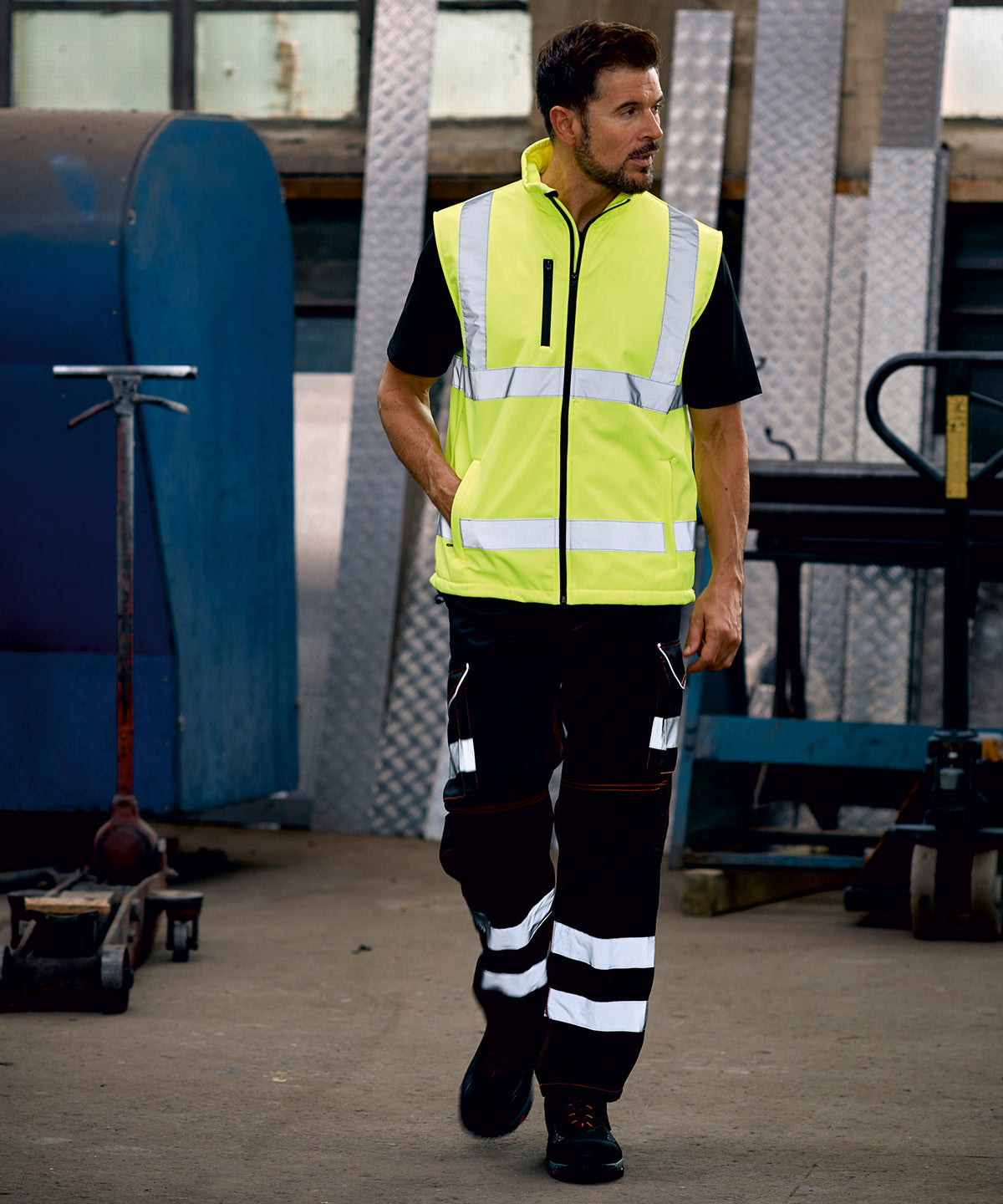 Yoko Hi-Vis Softshell Gilet (HV006)
