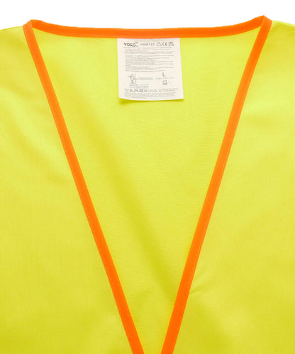 Yoko Hi-Vis Two-Tone Waistcoat (HVW122)