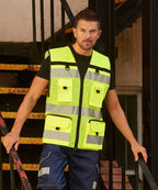 Yoko Hi-Vis Ripstop Tool Vest (HVW108)