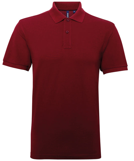 Menâ€™s polycotton blend polo