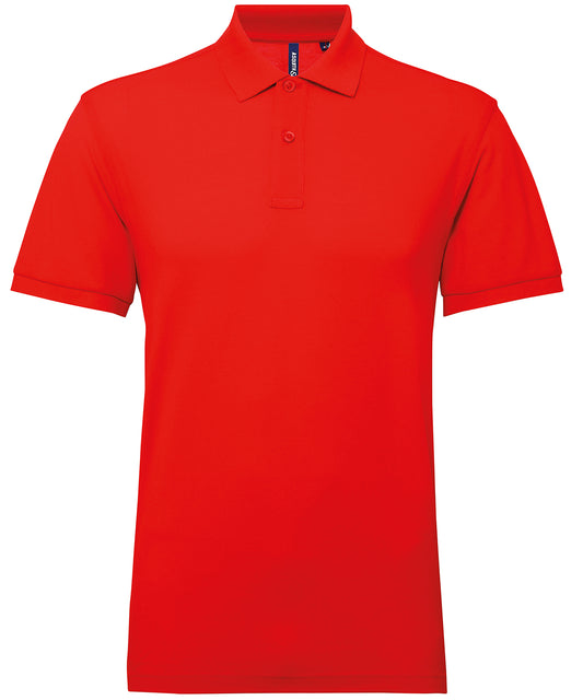 Menâ€™s polycotton blend polo