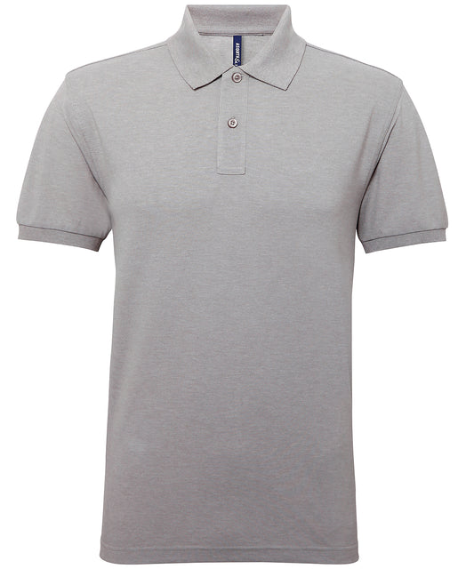 Menâ€™s polycotton blend polo