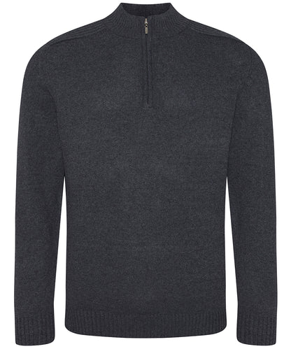 Wakhan Â¼ regen zip knit sweater