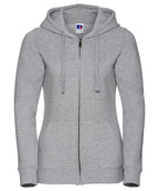 Women's authentic zipped hooded sweatshirt