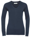 Russell Women's V-Neck Knitted Sweater