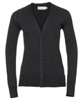 Russell Women's V-Neck Knitted Cardigan